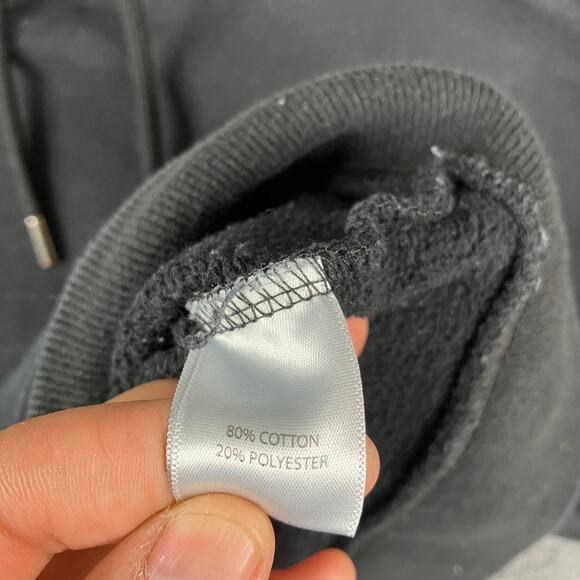 Ranboo Hoodie Mens M Black White Colorblock 2021 Crown Logo Pullover Gamer - Picture 7 of 11